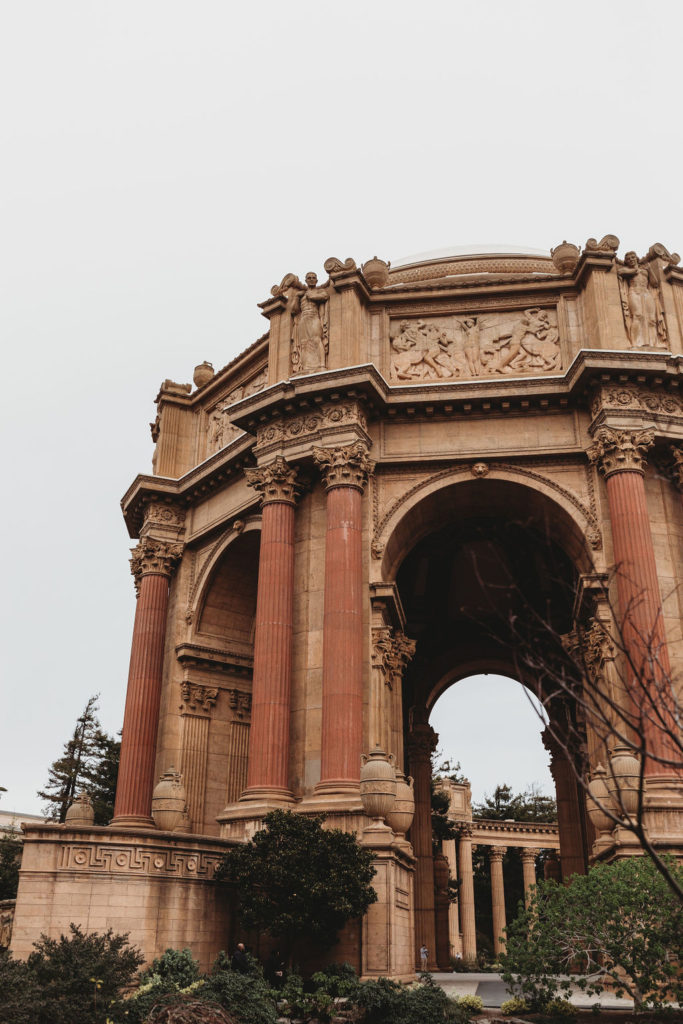 palace of fine arts elopement location