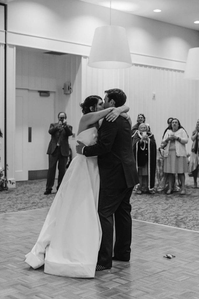 couple dancing their first dance