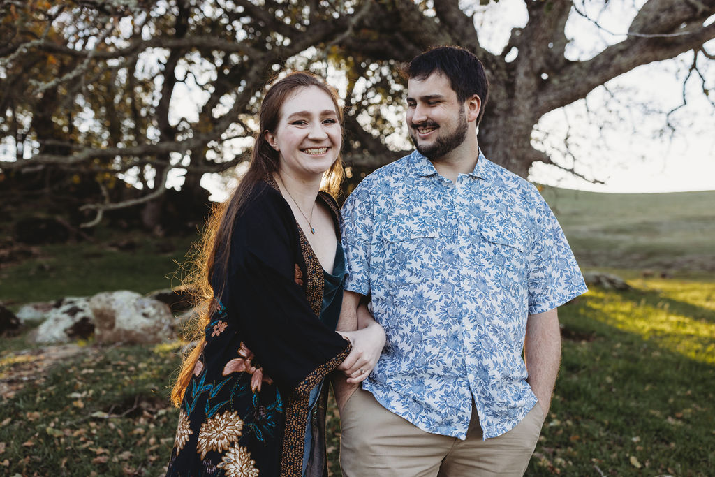 rolling hills engagement photos