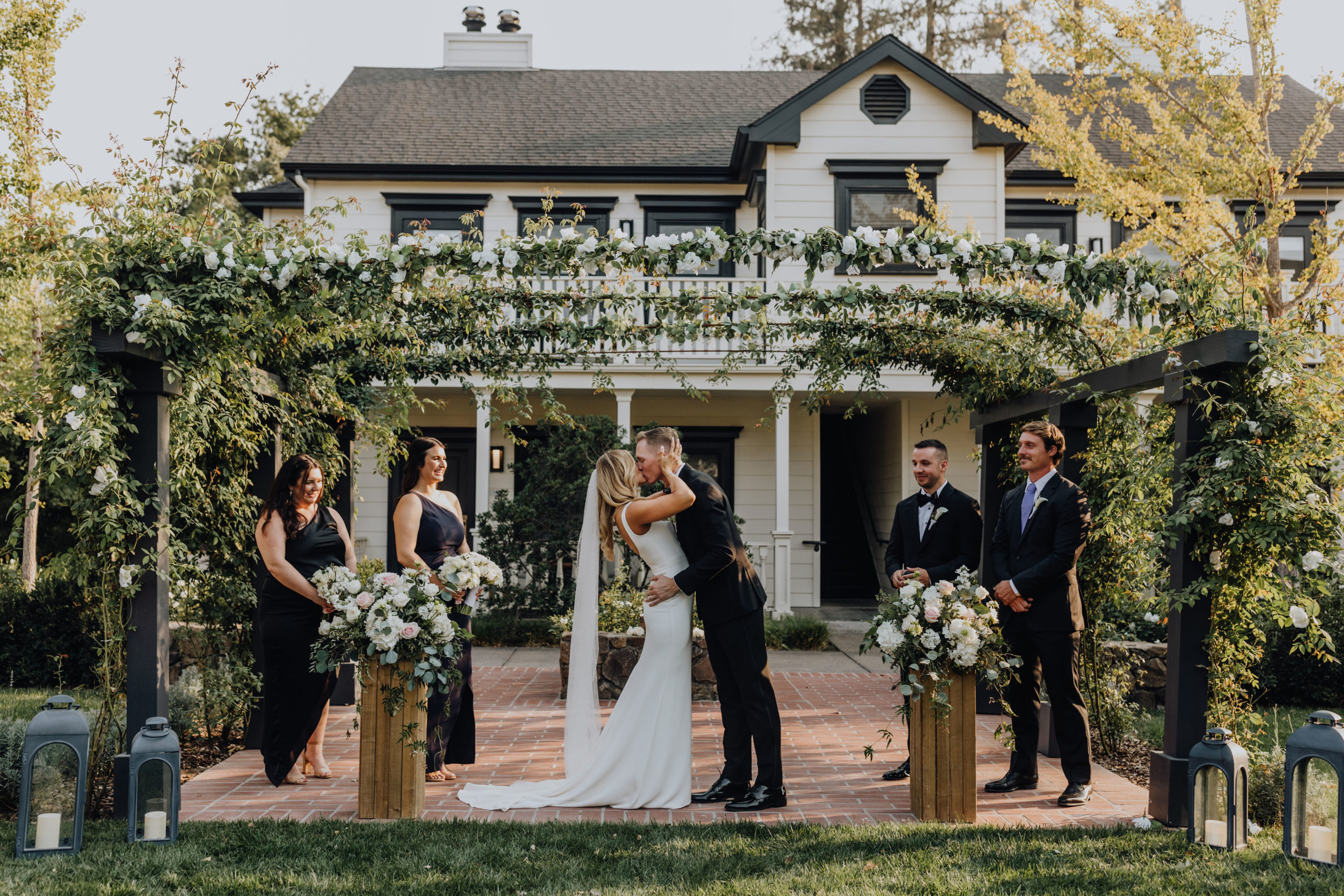 Intimate Wedding at MacArthur Place in Sonoma