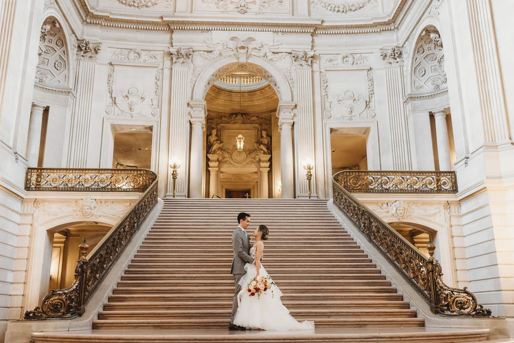 San Francisco City Hall Intimate Wedding