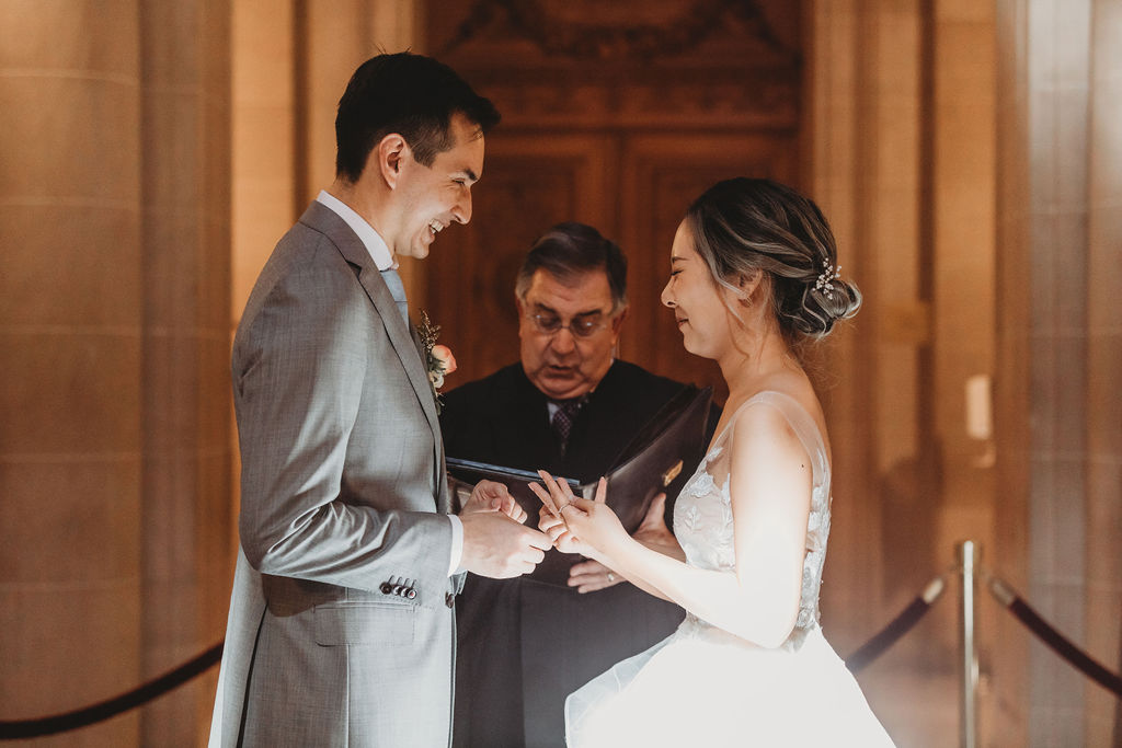 San Francisco City Hall Intimate Wedding