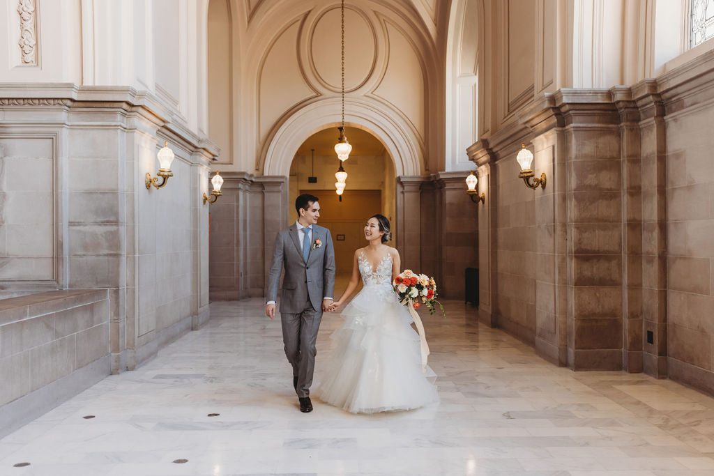San Francisco City Hall Intimate Wedding