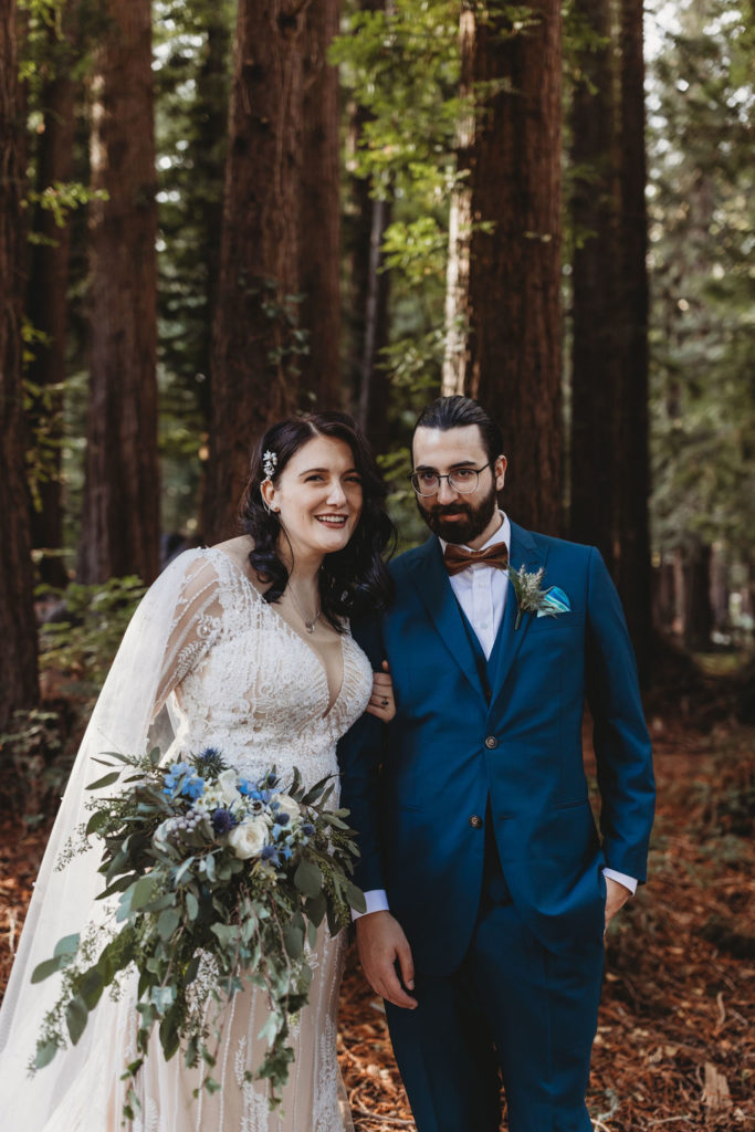 A Chill Redwood Forest Micro Wedding Day at Mountain Terrace In Woodside