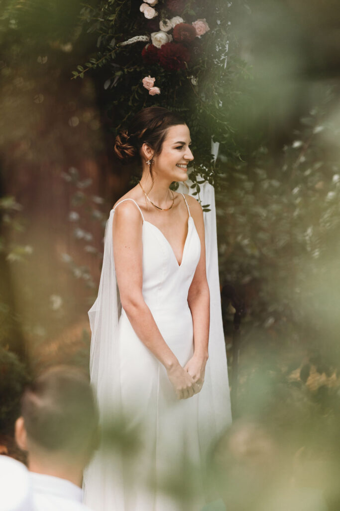 Redwood forest wedding ceremony in Mill Valley California