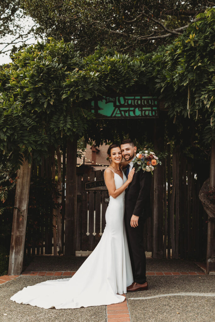 Bride and grooms Redwood Forest wedding in Mill Valley, California
