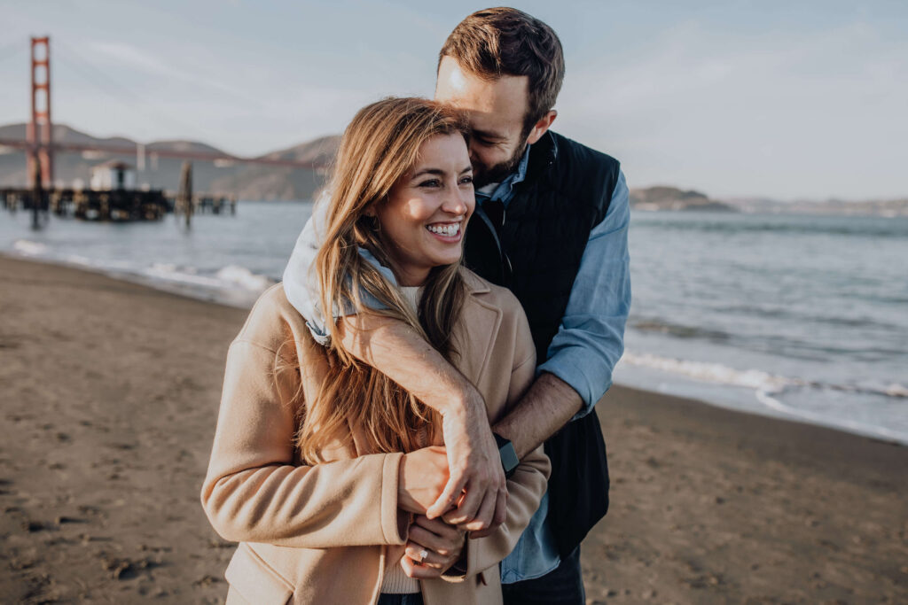 Bay Area engagement photo location at Crissy Field in San Francisco